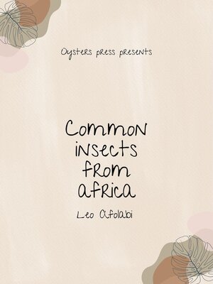 cover image of Common Insects From Africa